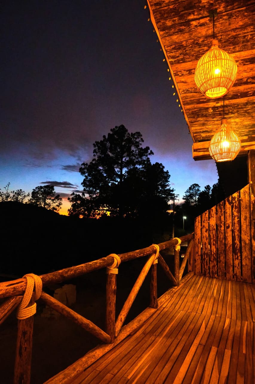 Atardecer en las montañas